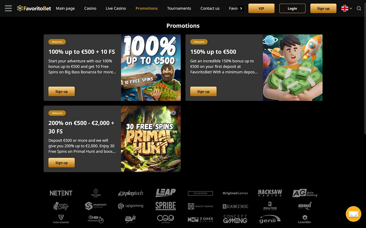 FavoritoBet Welcome Bonus FavoritoBet Welcome Bonus